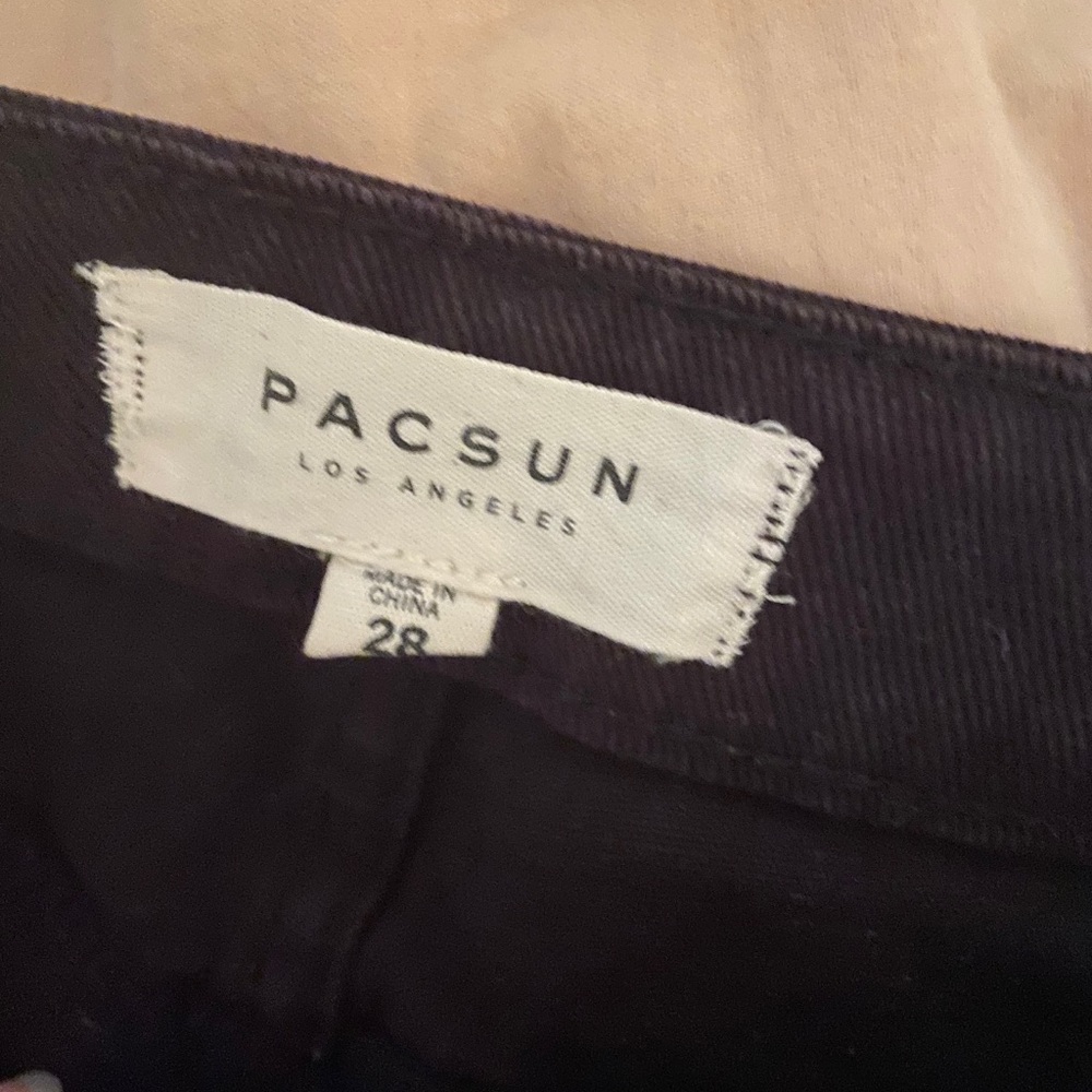 BLACK ZIPPER SKIRT PACSUN - Picture 3 of 4